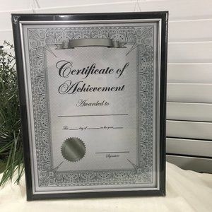 13 Document Certificate of Achievement Frame
